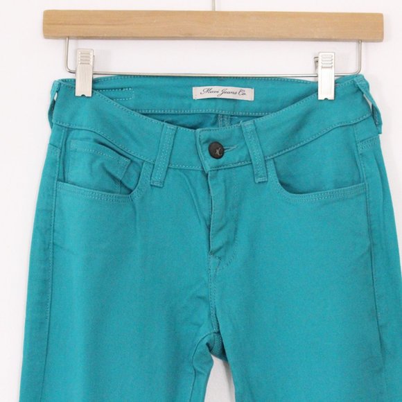 *Mavi Jeans Co Turquoise Alexa Mid Rise Skinny Jeans - Picture 4 of 8